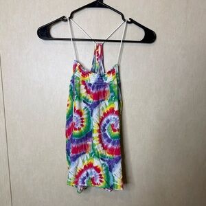 No Brand Colorful Tie-Dye Tank Top